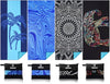 Microfiber Beach Towel Oversized 71x32 Multiple with Bag 4 Pack Bulk (4 Count)