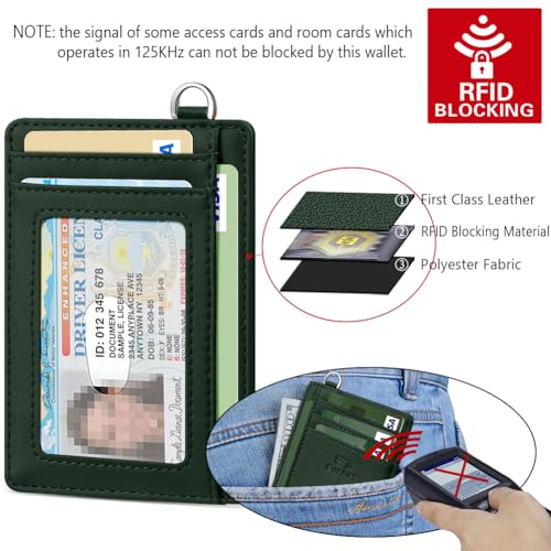 Slim Minimalist Wallet RFID Credit Card Holder for Men