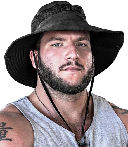 Safari Hat for Men Sun Hats for Women UV Protection UPF 50+ Fishing