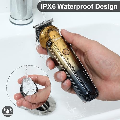 Men's Beard Trimmer Kit Electric Razor Shaver Professional Hair Clipper with Zero Gapped T