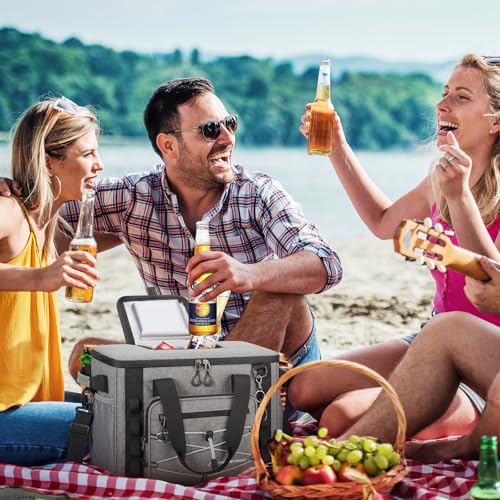 30 Can Leakproof Soft Cooler Bag with Quick Access Opening