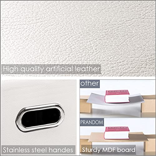 Large Stackable Storage Bins with Lids [5 (5 Count)