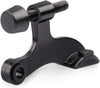 HOMOTEK 8 Pack Hinge Pin Black Door Stopper,Adjustable Deluxe Heavy Duty Door Stopper 2-1/2"x1-3/4”,with Black Rubber Bumper Tips