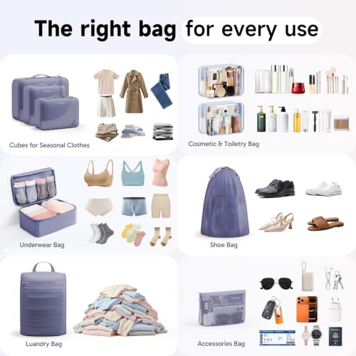 Packing Cubes for Travel (9 Count)