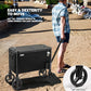 60 Quart Wagon Rolling Cooler Ice Chest