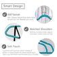 Velvet Hangers 50 Pack Non Slip Heavy Duty Teal Rose Gold Hooks (50 Count)