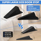 2 Pcs Heavy Duty Rubber Door Stops Wedge Stackable (2 Count)