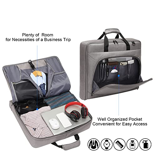 Carry On Garment Bag with Shoulder Strap for Travel