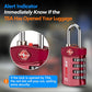 Travel Lock TSA Approved Luggage Locks for Air Travel (2 Count)