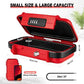 Portable Safe Lock Box with Combination Lock Mini Beach Travel Safe Waterproof Small Lockable Box with Removable Wire Rope Combination Safe Box for Dorm
