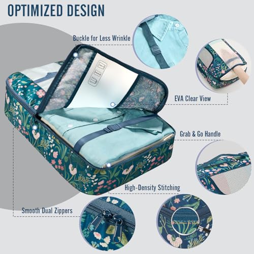 8 Set Packing Cubes for Travel Essentials (99 Count)