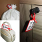 100pcs Reusable Blank Plastic Tags Ties Key Tags 1.45"*2.48" Serrated Tension Sealing Strap with Large Label Plastic Tie Mark Label Waterproof Hang Sign Write on Tag
