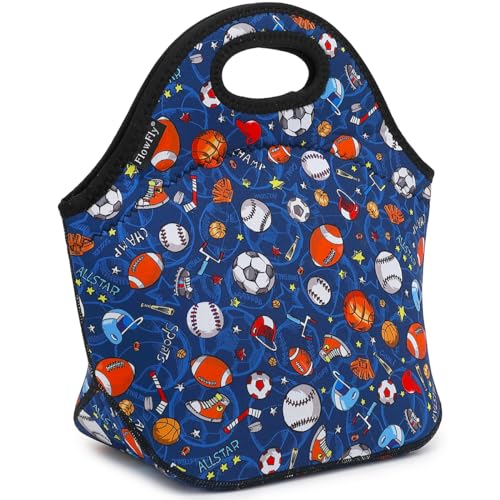 Neoprene Kids Lunch box Insulated Soft Bag Mini Cooler Thermal Meal Tote Kit for Boys
