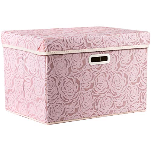 Larger Collapsible Storage Bin with Lid [1