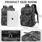 Vintage Backpack Travel Laptop Backpack with usb Charging Port for Women & Men College Backpack Fits 15.6 Inch Laptop Camouflage Gray