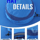 Men's Sun Hat UPF 50+ Wide Brim Bucket Hat Windproof Fishing Hats