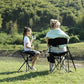 Extra Large Quick Folding Tripod Stool 2 Pack with Backrest Fishing Camping Chair with Carry Strap
