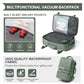 Vacuum Backpack Travel with Integrated Pump Vacuum Travel Backpack Carry On Flight Approved Frontier Spirit Airlines Personal Item Bag 18x14x8 Compression Carry On Luggage for Women Men Green