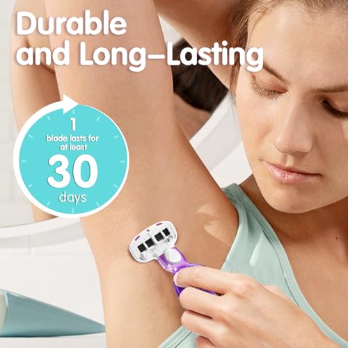Travel Razors for Women Include 1 Handle 5 Cartridges