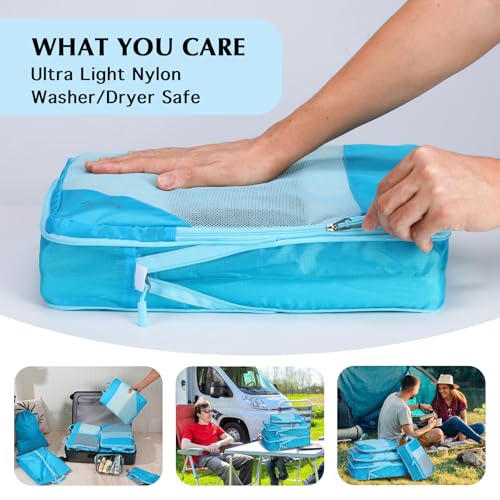 Compression Packing Cubes for Travel (7 Count)