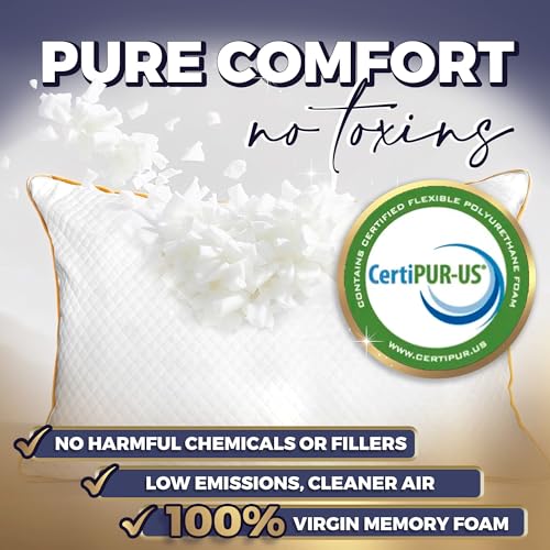 King Memory Foam Pillows 4 (4 Count)
