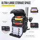 Fishing Backpack with Fishing Gear Fish Net & Rod Holders Tackle Box
