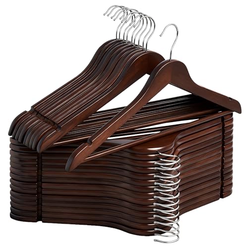 Wooden Coat Hangers (30 Count)