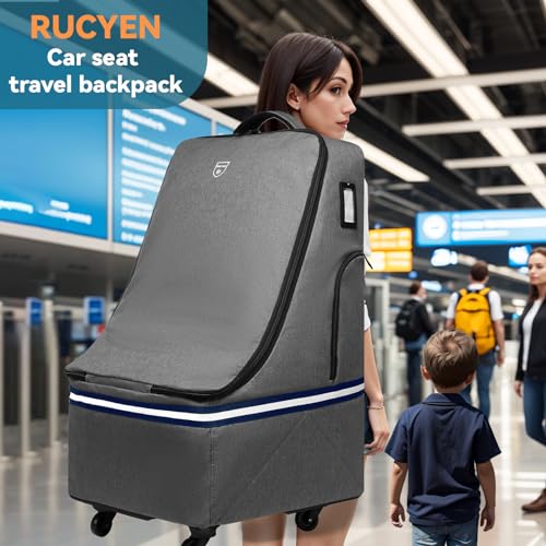 Rolling Car Seat Travel Bag