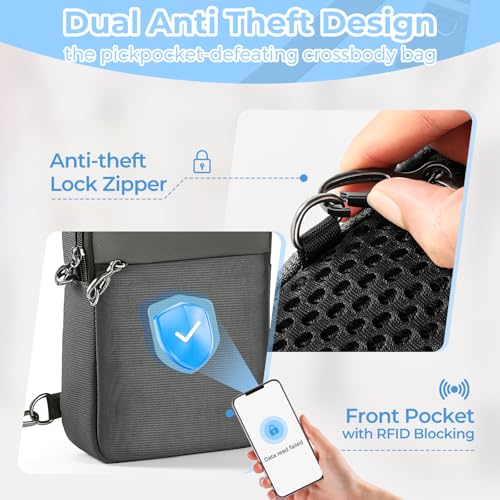 Sling Bag Anti Theft Sling Crossbody Bag for Women Men