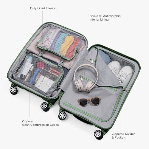 Pagosa Hardshell Expandable Luggage with Spinner Wheels