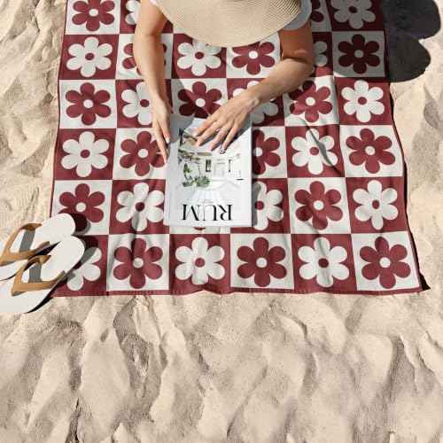 Microfiber Beach Towel for Adults with Bag