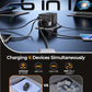 85W Universal Travel Adapter with Retractable USB C Cable