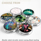 Pill Box 3 Compartment Portable Travel Medicine Box with Mirror