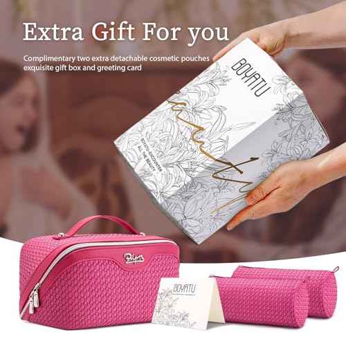 Travel Makeup Bags for Women (3 Count)