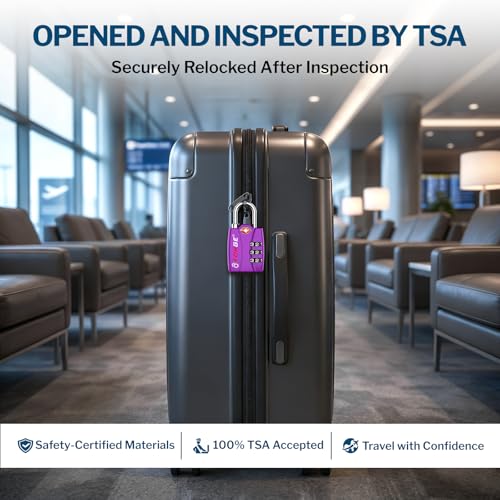 Open Alert TSA Approved Luggage Locks (2 Count)