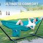 Double Hammock with Stand for Outside