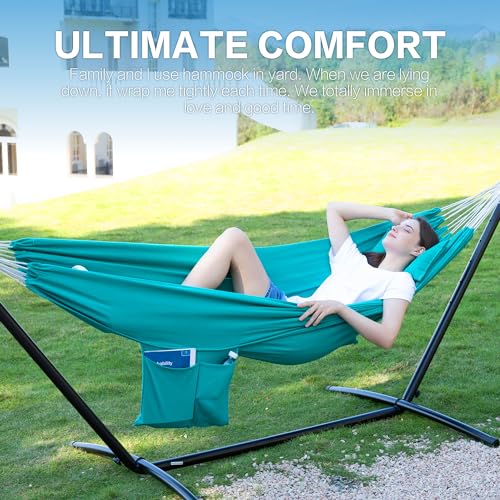 Double Hammock with Stand for Outside