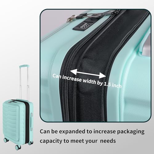 Small 22×14×9 Airline Approved Carry On Luggage with Cover and Tag