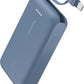Belkin Portable Charger, Portable Power Bank with Integrated Cable 10000 mAh 20W - Fast Charge USB C Power Delivery, iPhone Charger - iPhone 16 Series, iPad Pro, Galaxy S25, & More - Blue