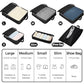 6 Set Ultralight Compression Packing Cubes Packing Organizer for Travel Accessories Luggage Suitcase Backpack (6 Count)