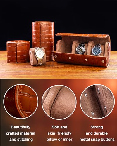 3 Watch Travel Case