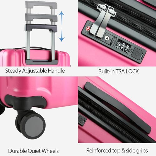 Carry On Luggage Suitcase Rolling Luggage