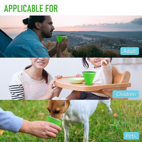 Silicone Collapsible Travel Cup (2 Count)