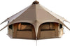 MC TOMOUNT Canvas Tent Bell Tent 16.4ft*9.2ft with Stove Jack for Glamping Family Camping Zipped Removable Floor