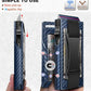 Men Slim Leather Wallet Metal Case Money Clip