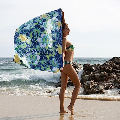 Microfiber Beach Towel for Adults with Bag