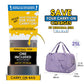 18" Carry on Bag Underseat for Airplane with Wet Pocket Spirit Airlines Personal Item Bag Travel Duffel Bag Small Gym Bag Weekender Overnight for Women and Men