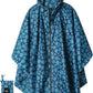 Adult Rain Poncho Waterproof Hooded Zipper Raincoat with Pockets
