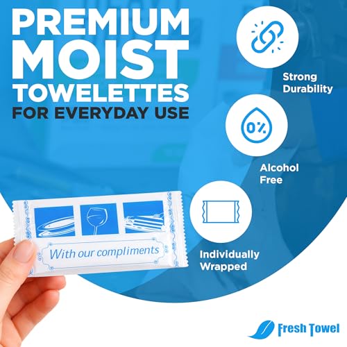 Fresh Towel Individually Wrapped Wet Wipes (100 Count)