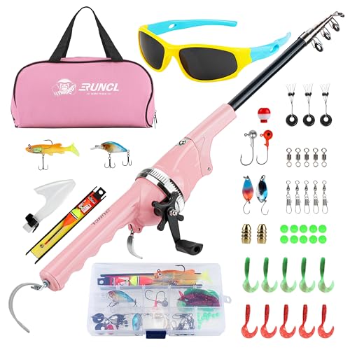 Kids Fishing Pole Pink